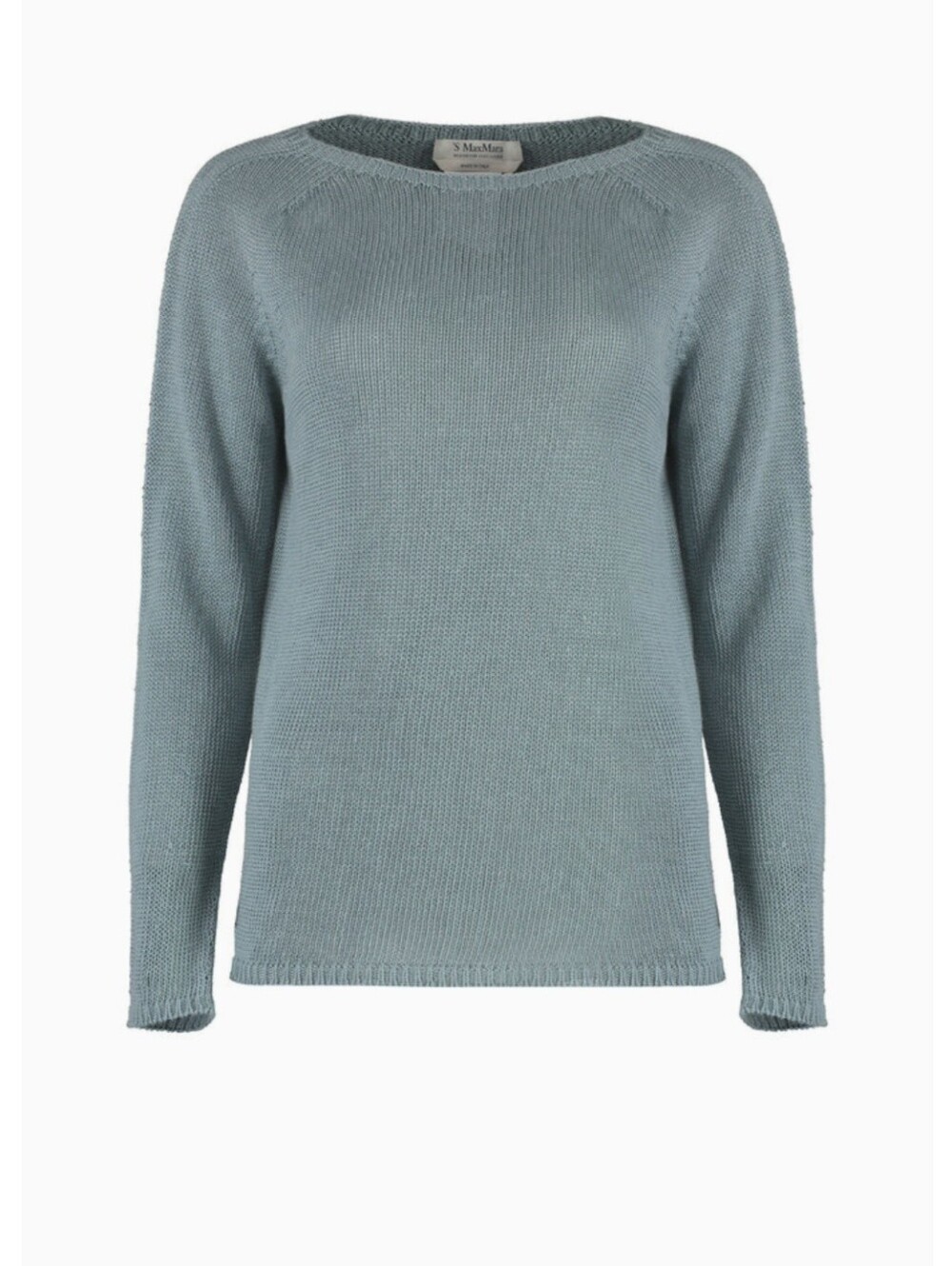MaxMara Dusty Green Linen Sweater Xs